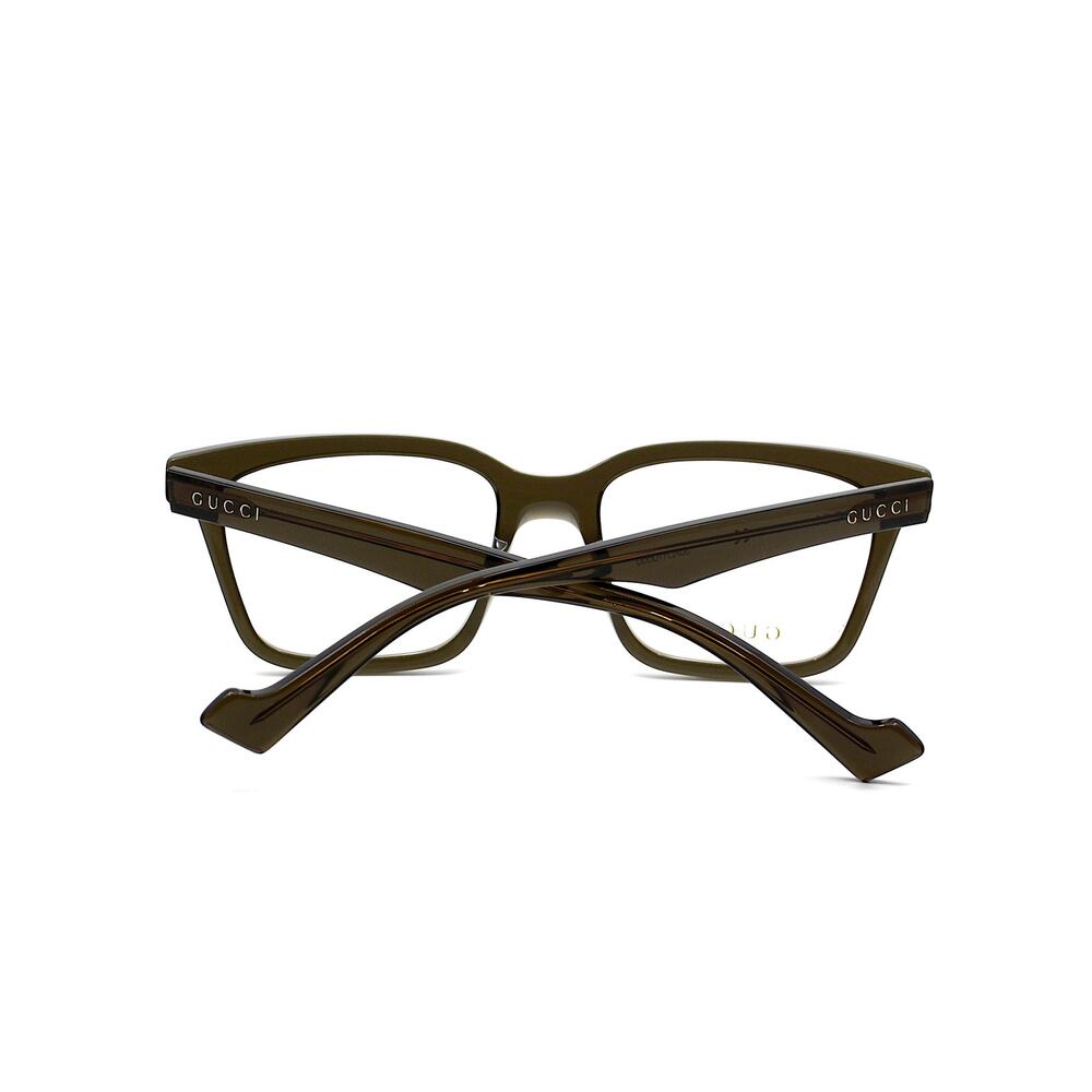 NEW GUCCI GG0964O 003 GREY TRANSPARENT AUTHENTIC EYEGLASSES FRAME - Picture 6 of 10
